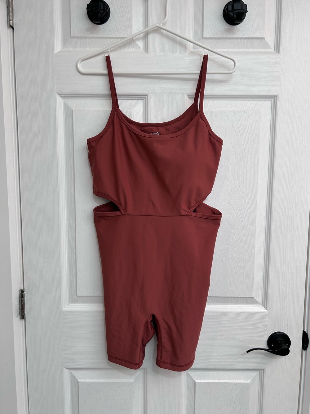 Old Navy Rust Cutout Jumpsuit Romper